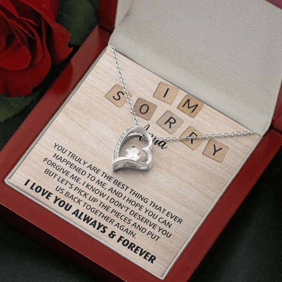 I'm Sorry You Truly Are the Best Thing That Ever Happened to Me - Personalized Necklace - Image 19