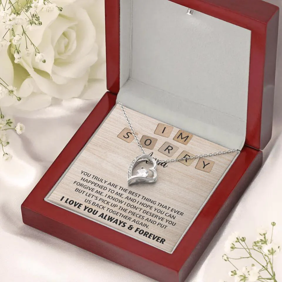 I'm Sorry You Truly Are the Best Thing That Ever Happened to Me - Personalized Necklace - Image 20