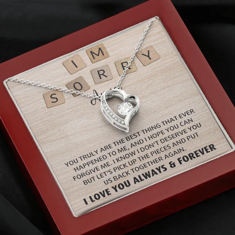 I'm Sorry You Truly Are the Best Thing That Ever Happened to Me - Personalized Necklace - Image 21