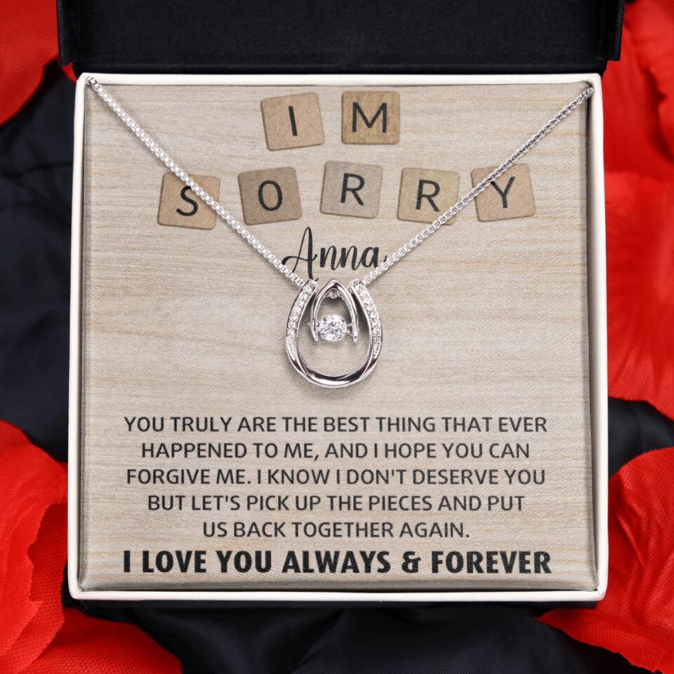 I'm Sorry You Truly Are the Best Thing That Ever Happened to Me - Personalized Necklace - Image 22