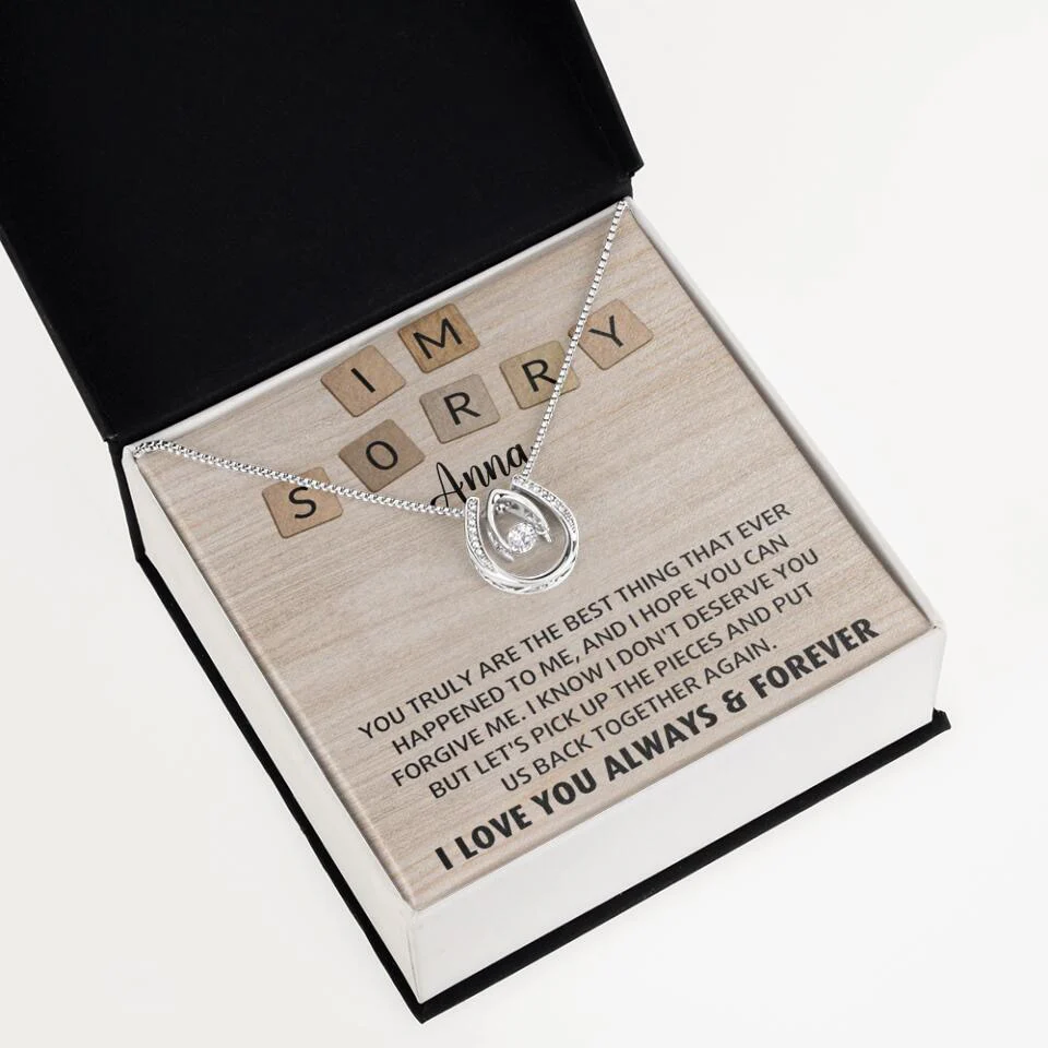 I'm Sorry You Truly Are the Best Thing That Ever Happened to Me - Personalized Necklace - Image 23
