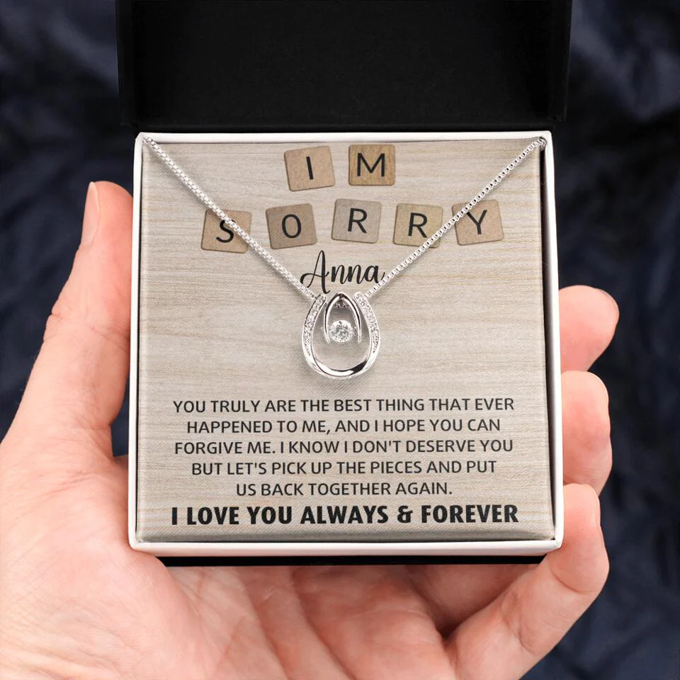 I'm Sorry You Truly Are the Best Thing That Ever Happened to Me - Personalized Necklace - Image 24