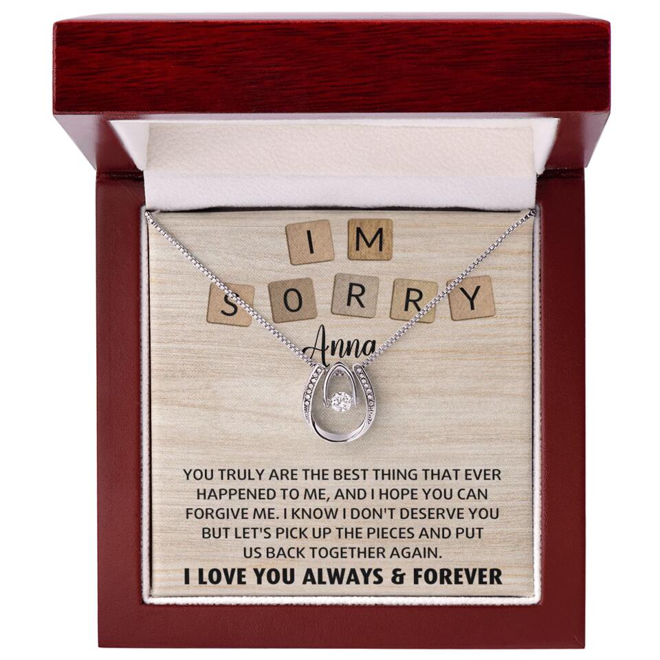 I'm Sorry You Truly Are the Best Thing That Ever Happened to Me - Personalized Necklace - Image 25