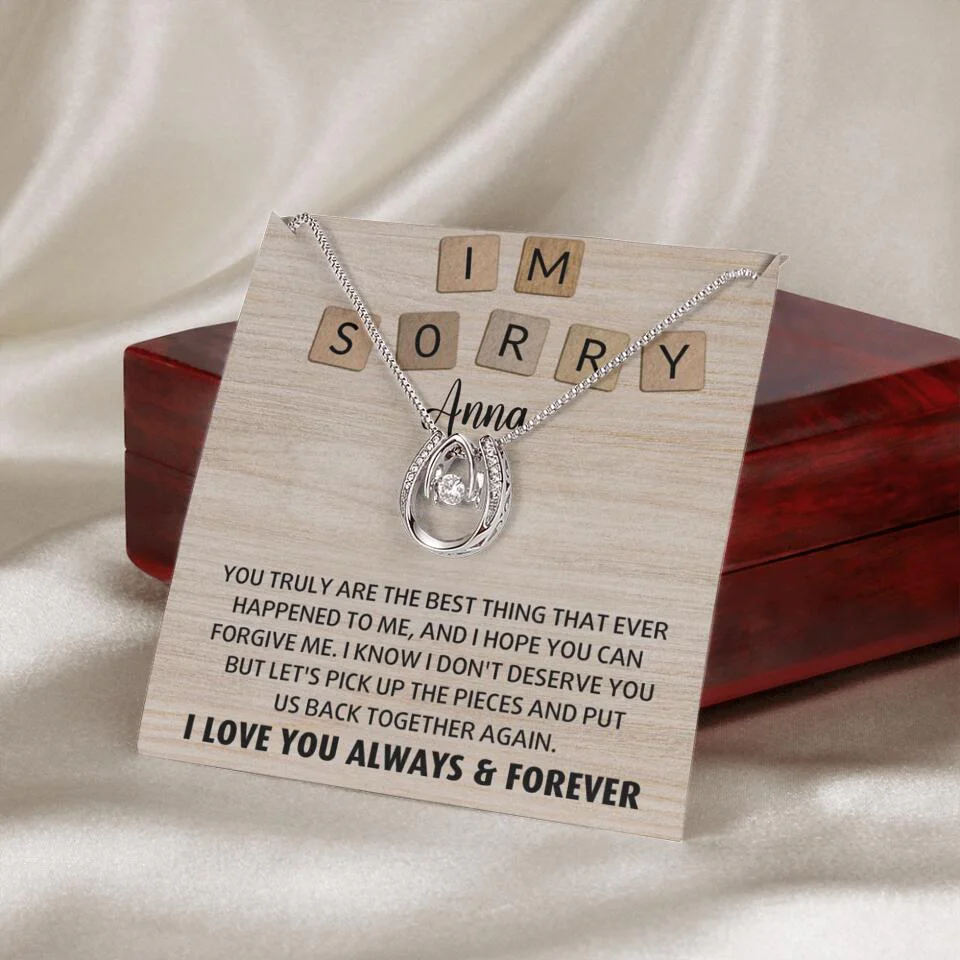 I'm Sorry You Truly Are the Best Thing That Ever Happened to Me - Personalized Necklace - Image 26