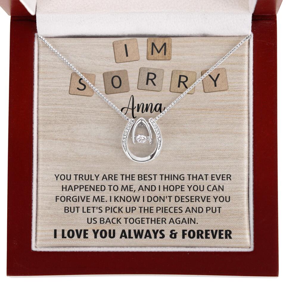 I'm Sorry You Truly Are the Best Thing That Ever Happened to Me - Personalized Necklace - Image 27