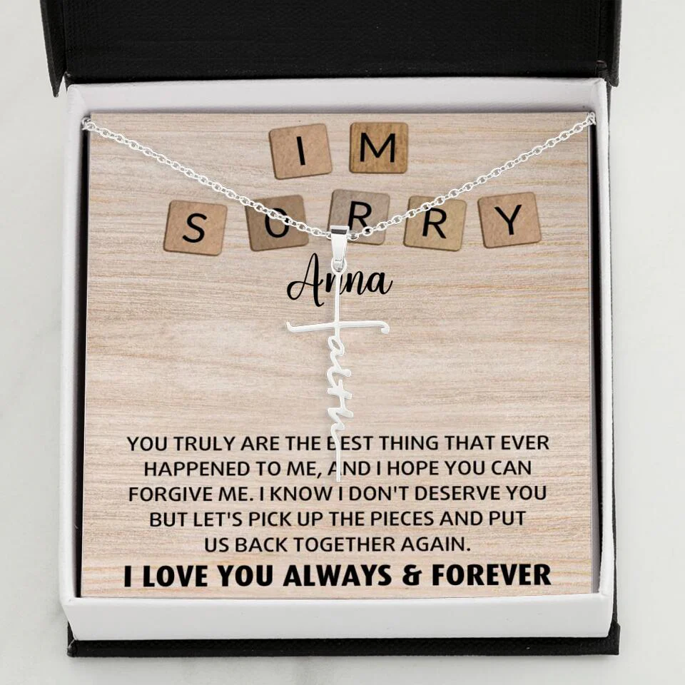 I'm Sorry You Truly Are the Best Thing That Ever Happened to Me - Personalized Necklace - Image 28