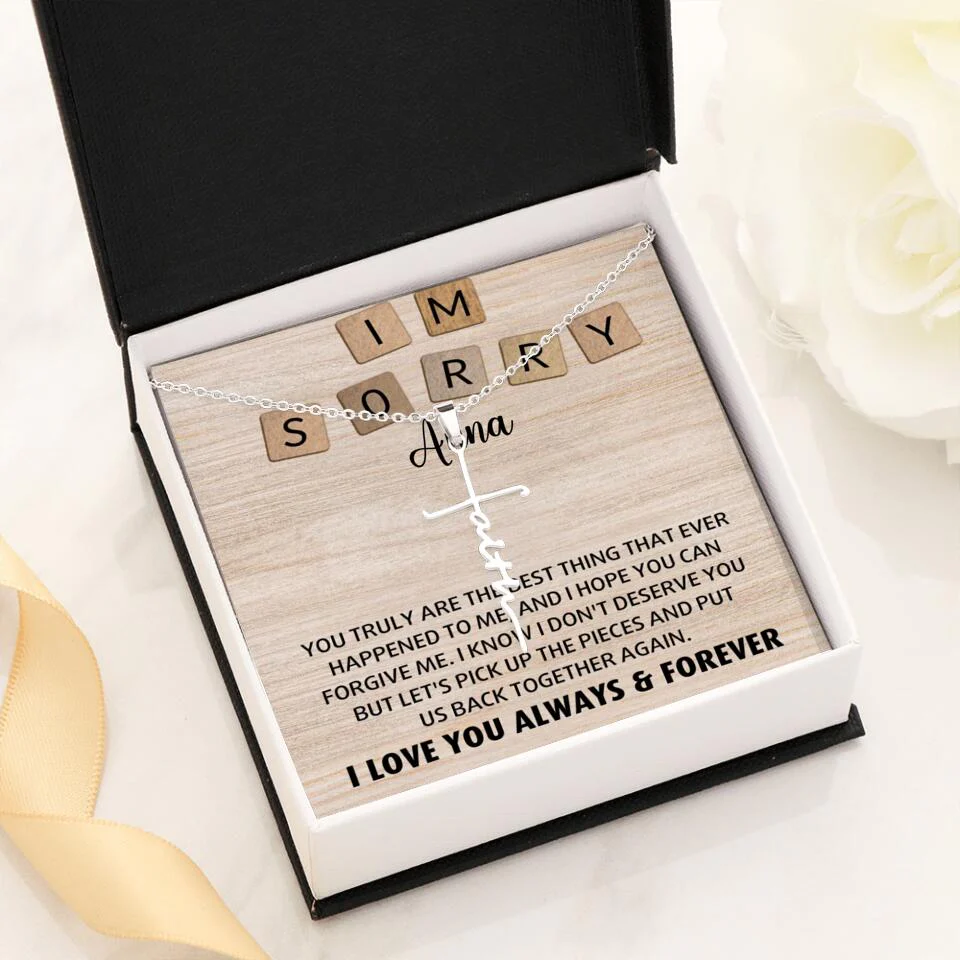 I'm Sorry You Truly Are the Best Thing That Ever Happened to Me - Personalized Necklace - Image 29