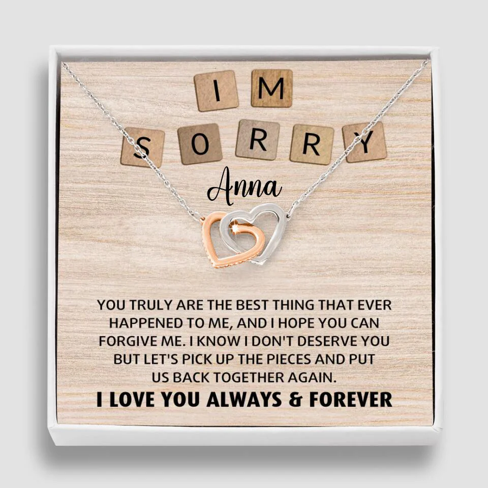 I'm Sorry You Truly Are the Best Thing That Ever Happened to Me - Personalized Necklace - Image 34