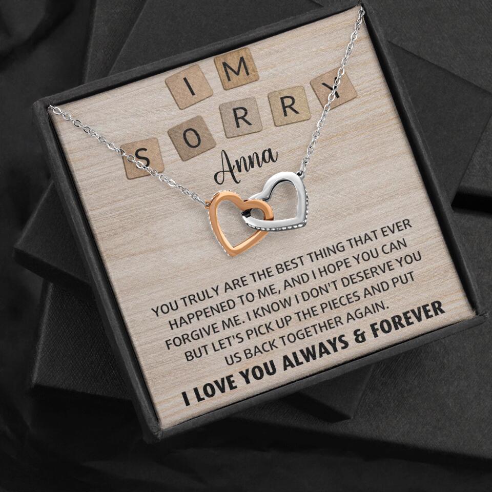 I'm Sorry You Truly Are the Best Thing That Ever Happened to Me - Personalized Necklace - Image 35