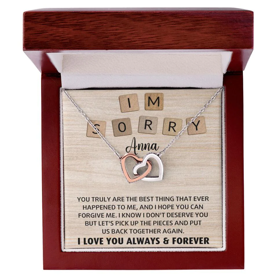 I'm Sorry You Truly Are the Best Thing That Ever Happened to Me - Personalized Necklace - Image 38