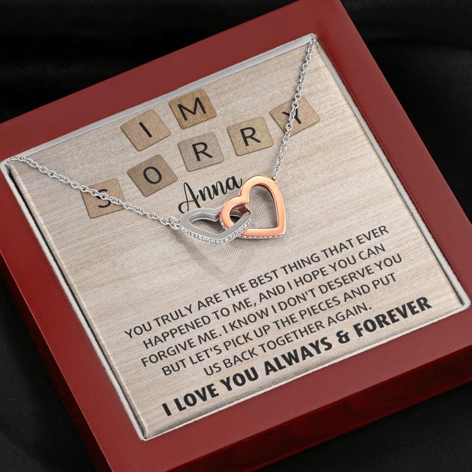 I'm Sorry You Truly Are the Best Thing That Ever Happened to Me - Personalized Necklace - Image 39
