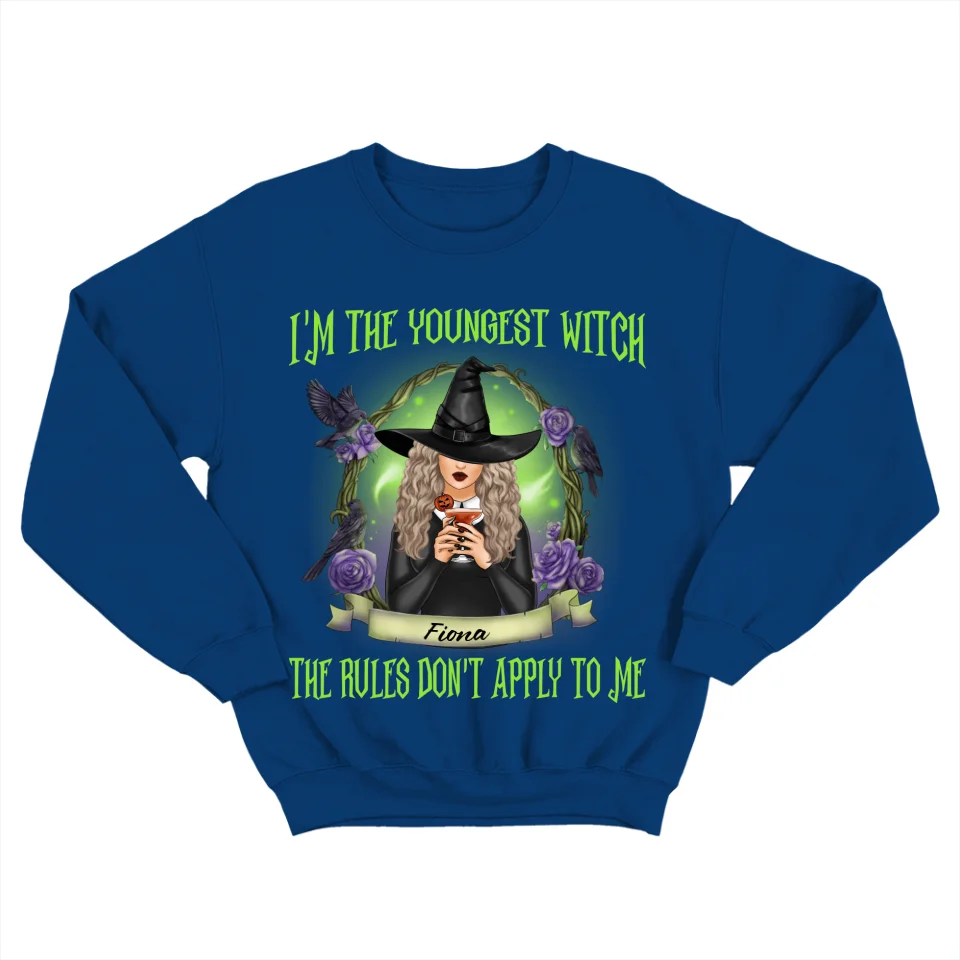 I'm The Oldest Witch, I Made The Rules - Personalized Shirt - Witch Gift - Image 11
