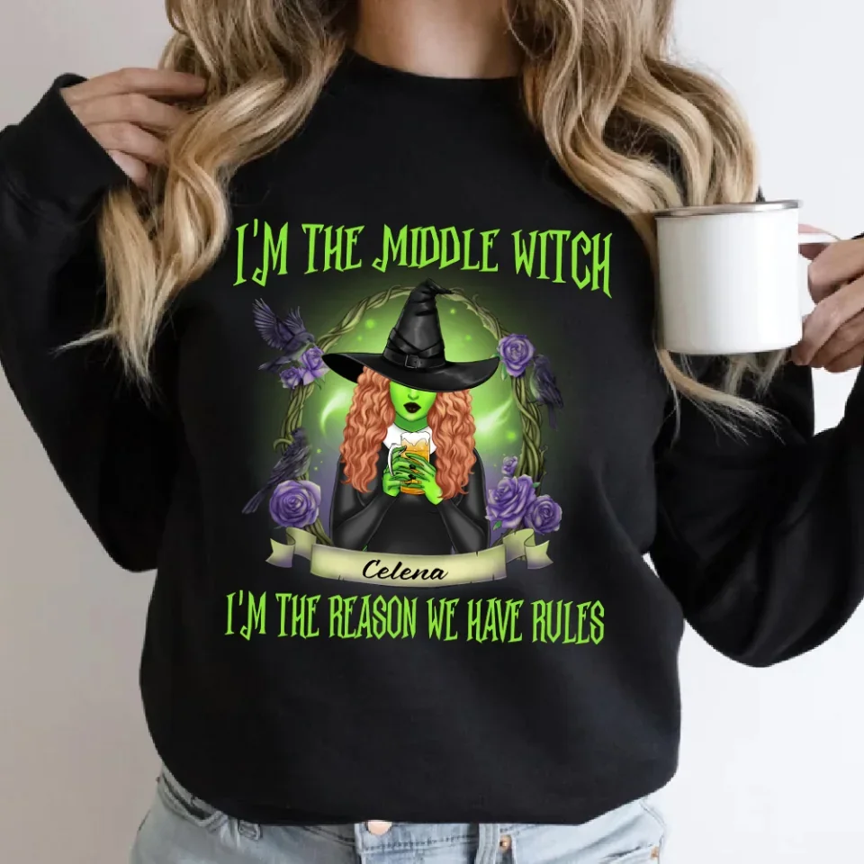 I'm The Oldest Witch, I Made The Rules - Personalized Shirt - Witch Gift - Image 13