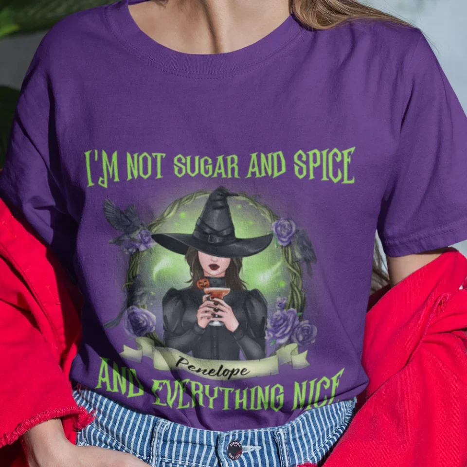 I'm The Oldest Witch, I Made The Rules - Personalized Shirt - Witch Gift - Image 6