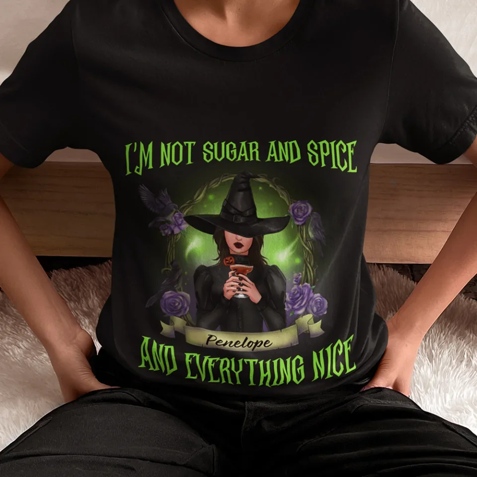 I'm The Oldest Witch, I Made The Rules - Personalized Shirt - Witch Gift - Image 7