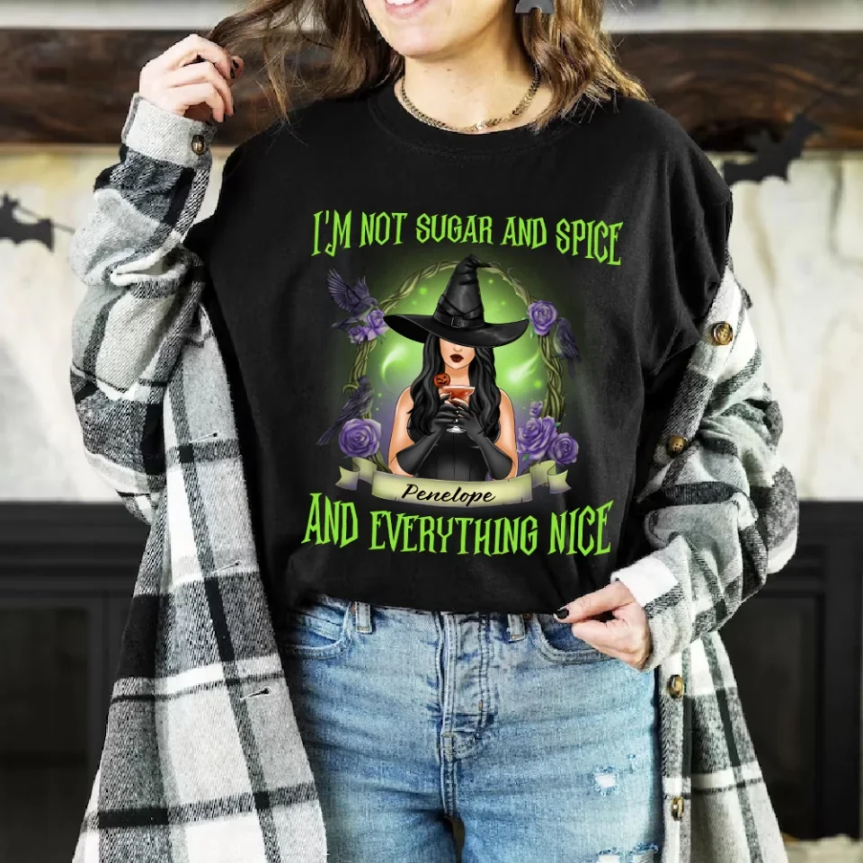 I'm The Oldest Witch, I Made The Rules - Personalized Shirt - Witch Gift - Image 8