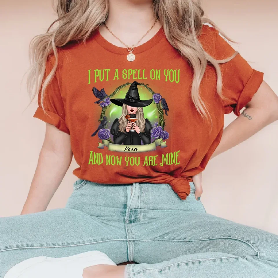 I'm The Oldest Witch, I Made The Rules - Personalized Shirt - Witch Gift - Image 9