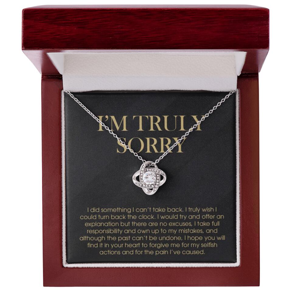 I'm Truly Sorry For Mistakes - Cuban Link Chain - Sorry Gift For Him, Husband - Image 12