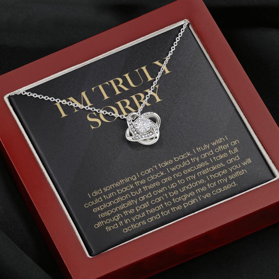I'm Truly Sorry For Mistakes - Cuban Link Chain - Sorry Gift For Him, Husband - Image 13