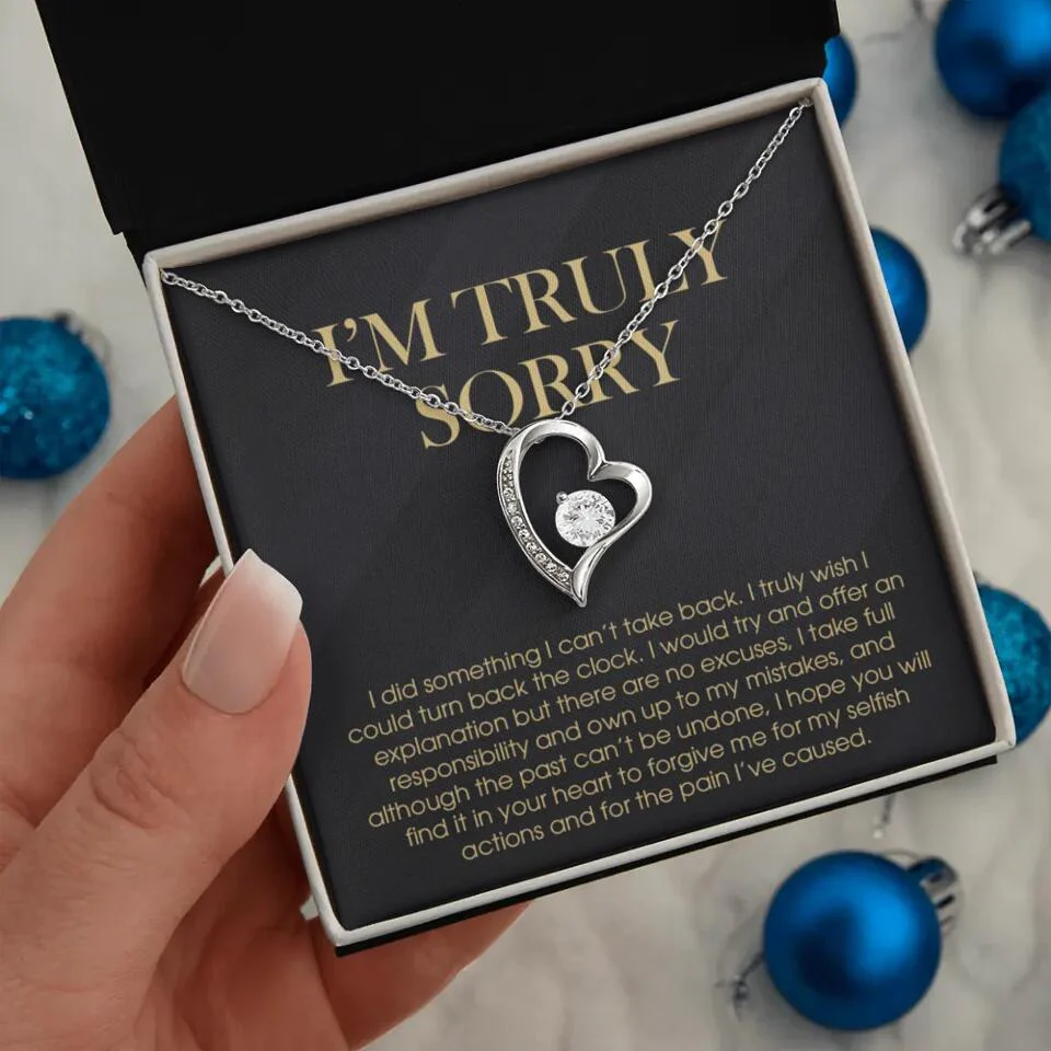 I'm Truly Sorry For Mistakes - Cuban Link Chain - Sorry Gift For Him, Husband - Image 15