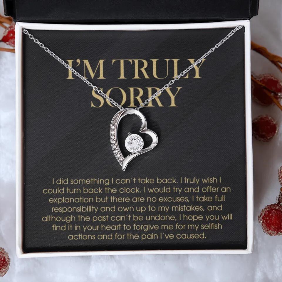 I'm Truly Sorry For Mistakes - Cuban Link Chain - Sorry Gift For Him, Husband - Image 18