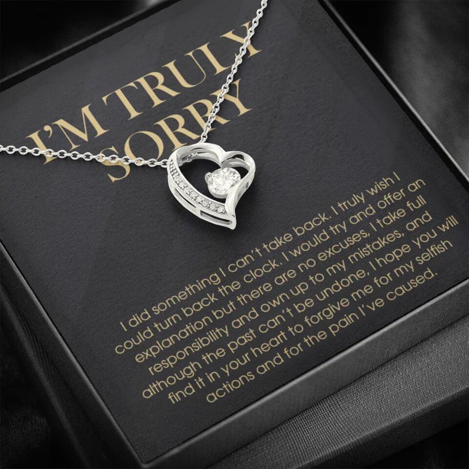 I'm Truly Sorry For Mistakes - Cuban Link Chain - Sorry Gift For Him, Husband - Image 22