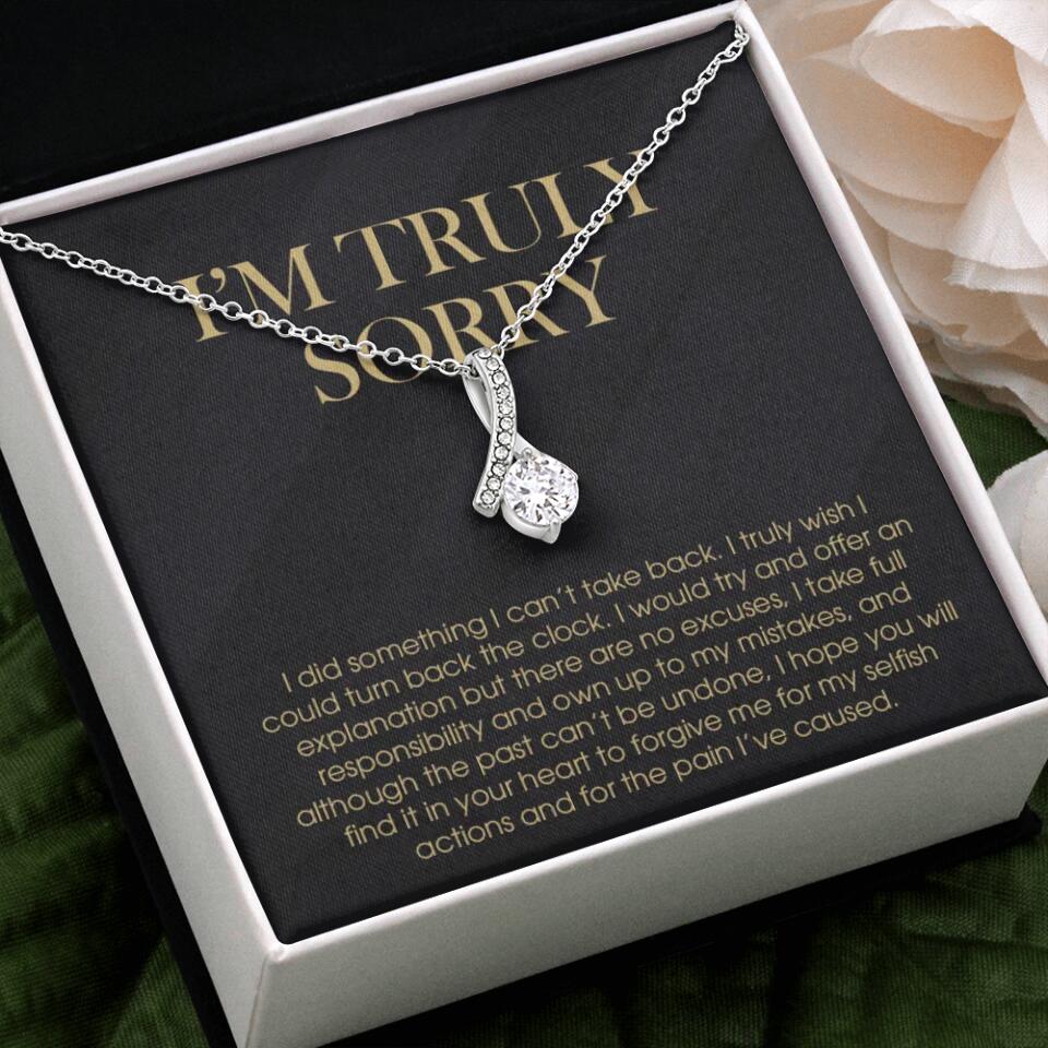 I'm Truly Sorry For Mistakes - Cuban Link Chain - Sorry Gift For Him, Husband - Image 24