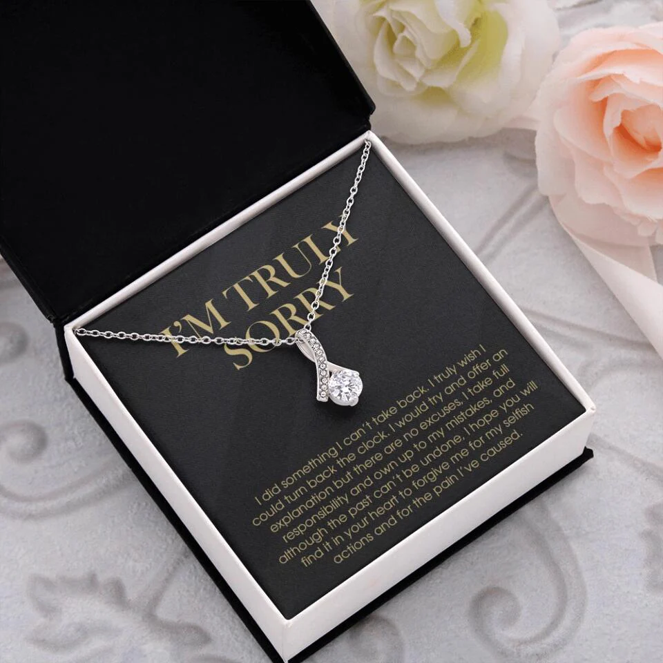 I'm Truly Sorry For Mistakes - Cuban Link Chain - Sorry Gift For Him, Husband - Image 26