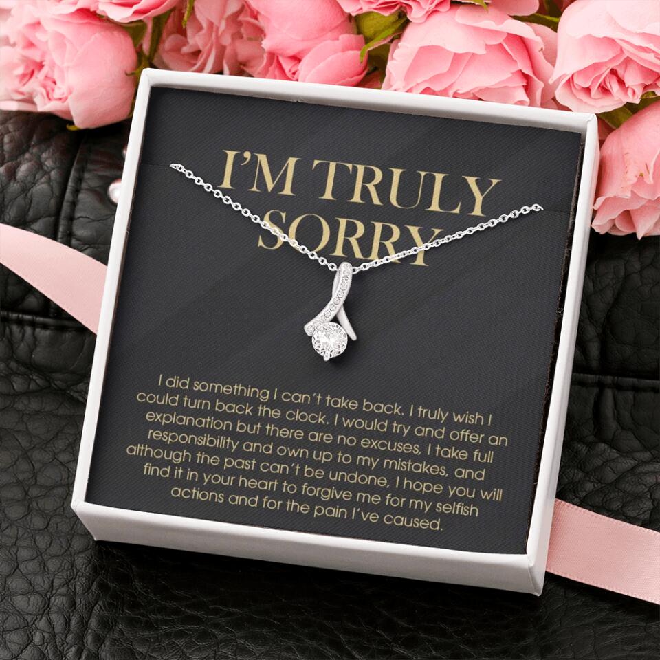 I'm Truly Sorry For Mistakes - Cuban Link Chain - Sorry Gift For Him, Husband - Image 27