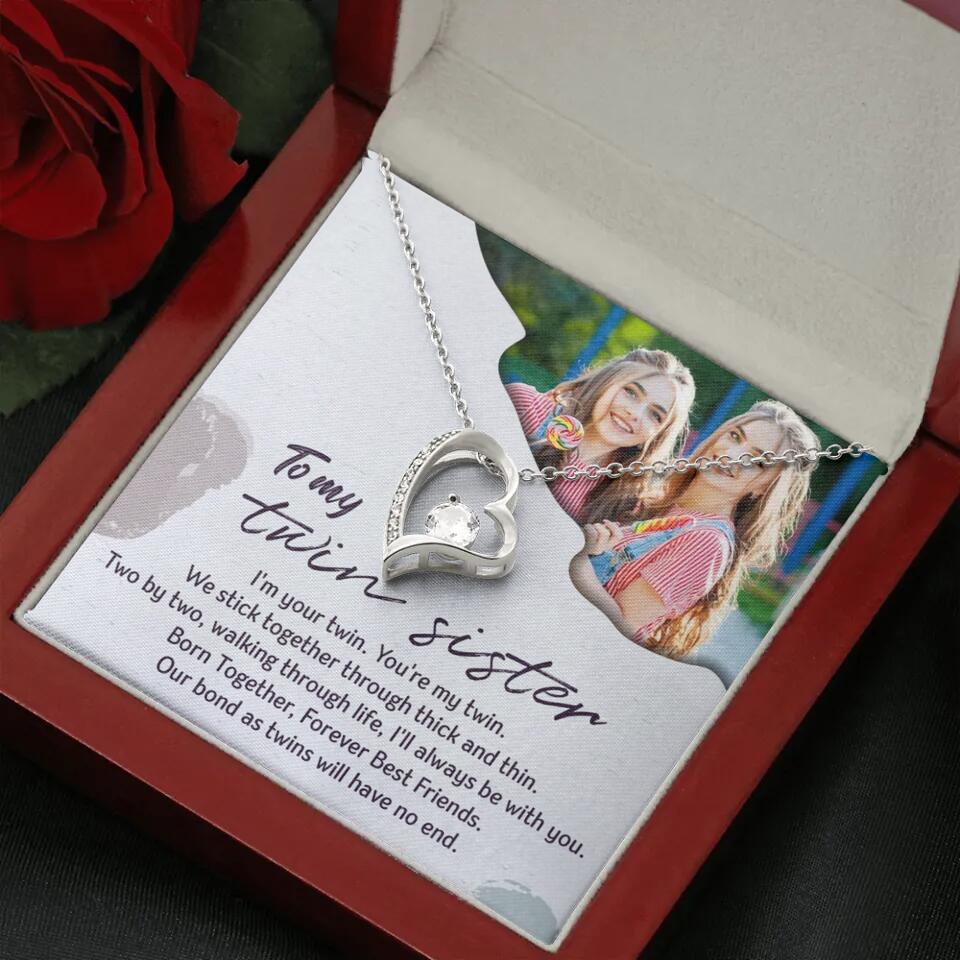 To My Twin Sister I'm Your Twin Your're My Twin - Personalized Necklace - Image 52