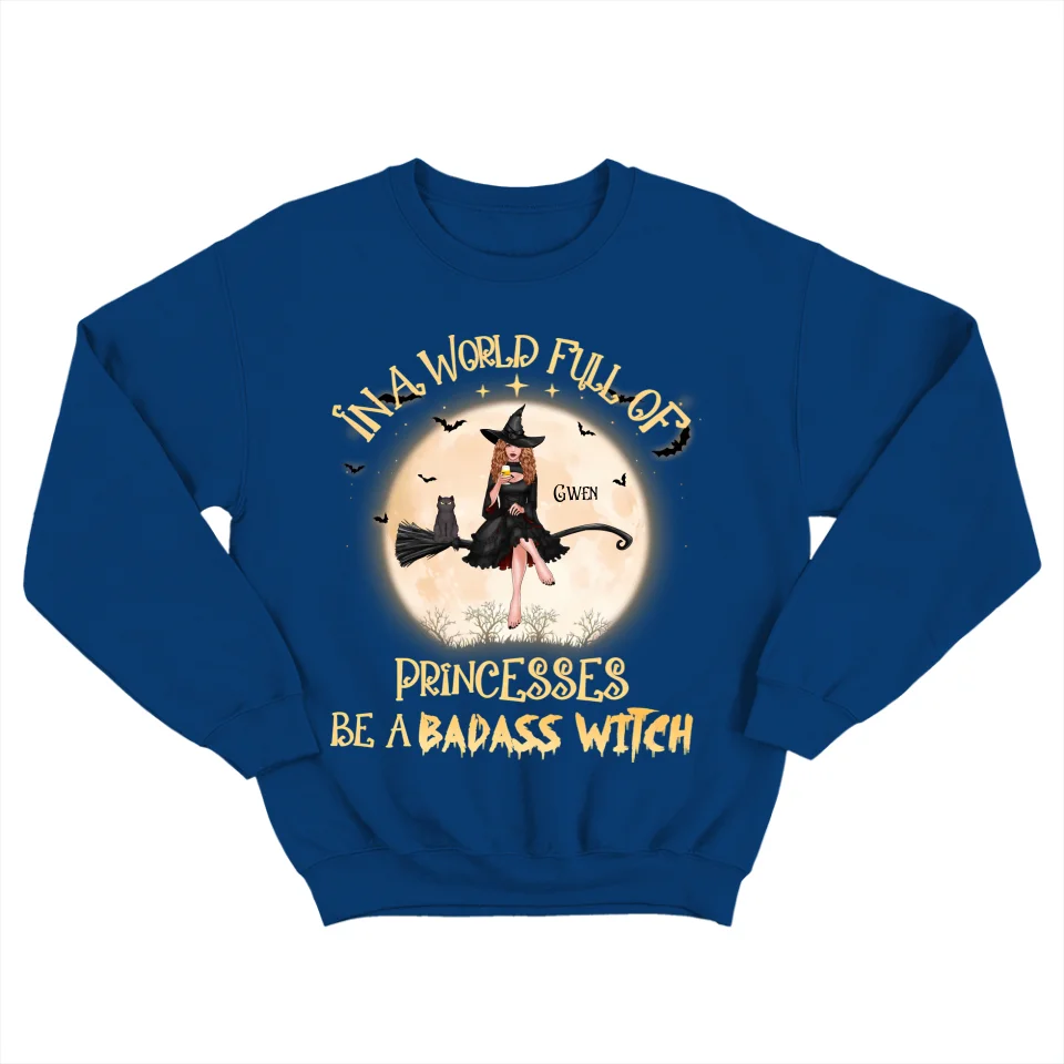 In A World Full Of Princesses Be A Witch - Personalized Standard Shirt - Gift For Witches - Image 10