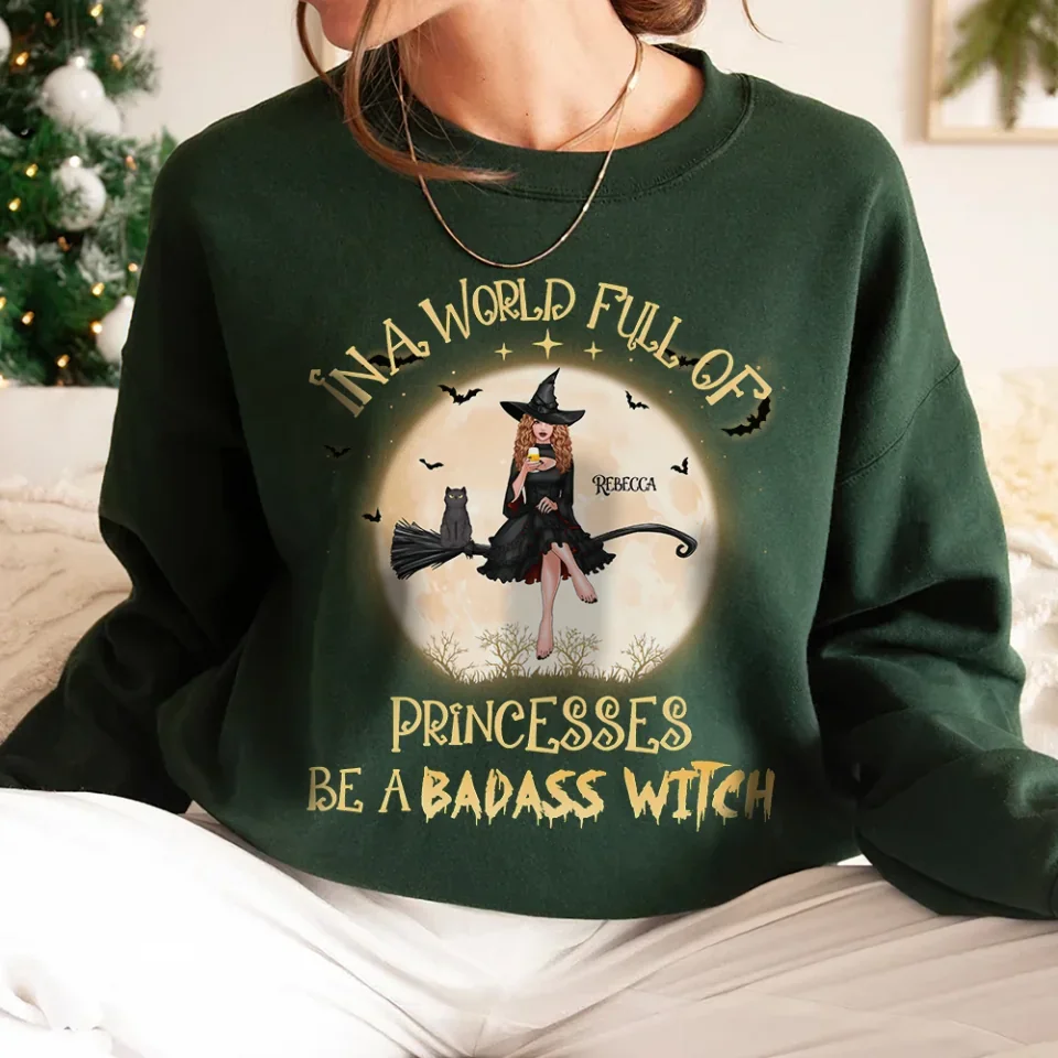 In A World Full Of Princesses Be A Witch - Personalized Standard Shirt - Gift For Witches - Image 11