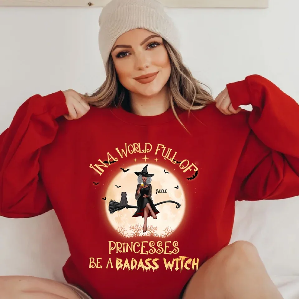 In A World Full Of Princesses Be A Witch - Personalized Standard Shirt - Gift For Witches - Image 13