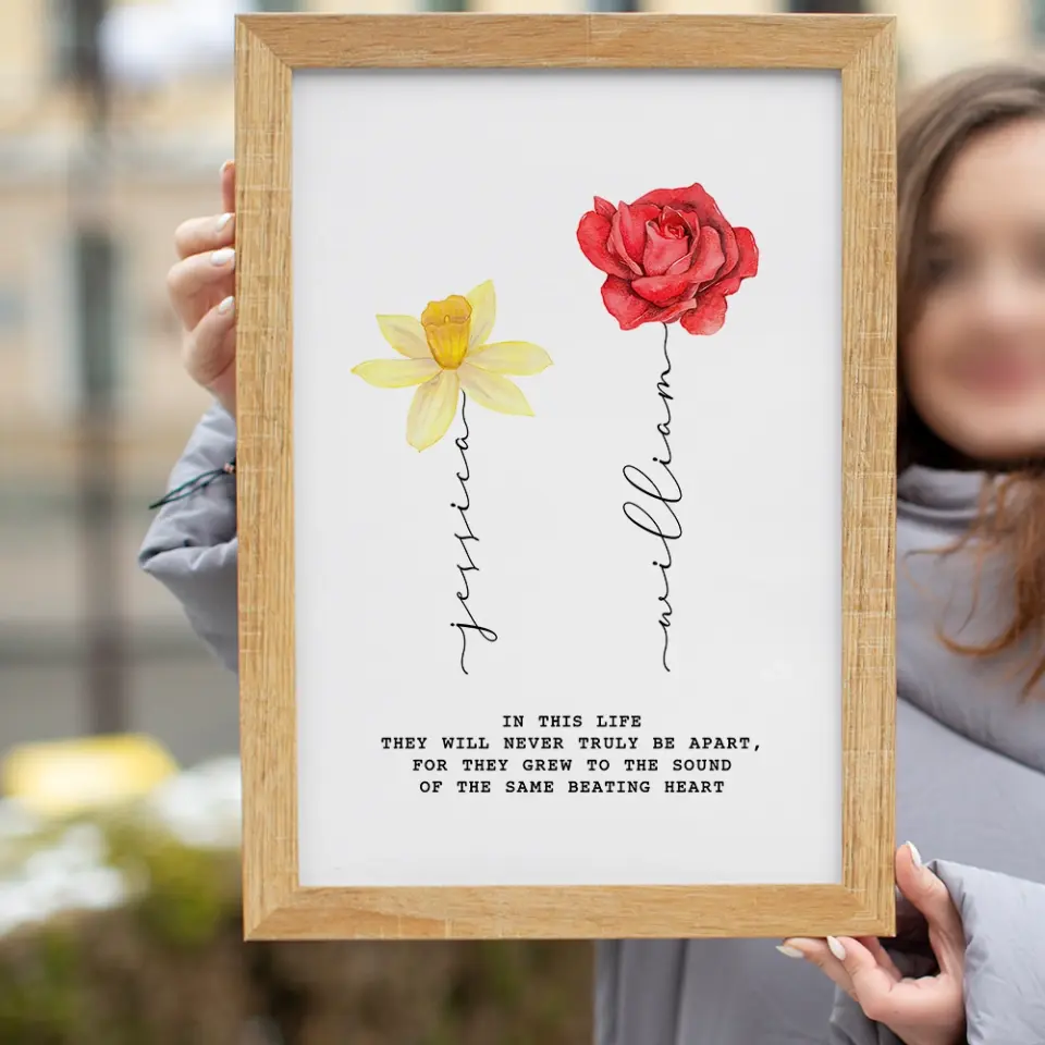 In This Life They Will Never Truly Be Apart - Custom Canvas Poster - Birthday Gìft For Friends - Image 13