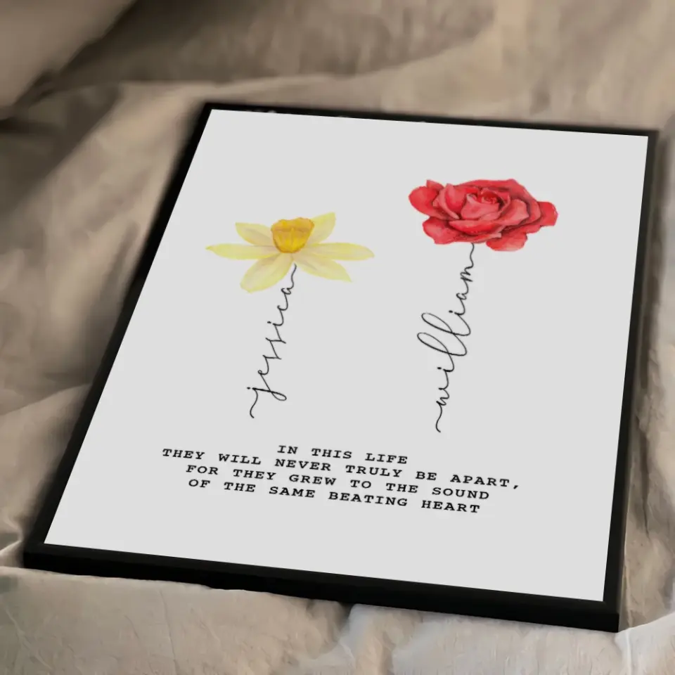 In This Life They Will Never Truly Be Apart - Custom Canvas Poster - Birthday Gìft For Friends - Image 14