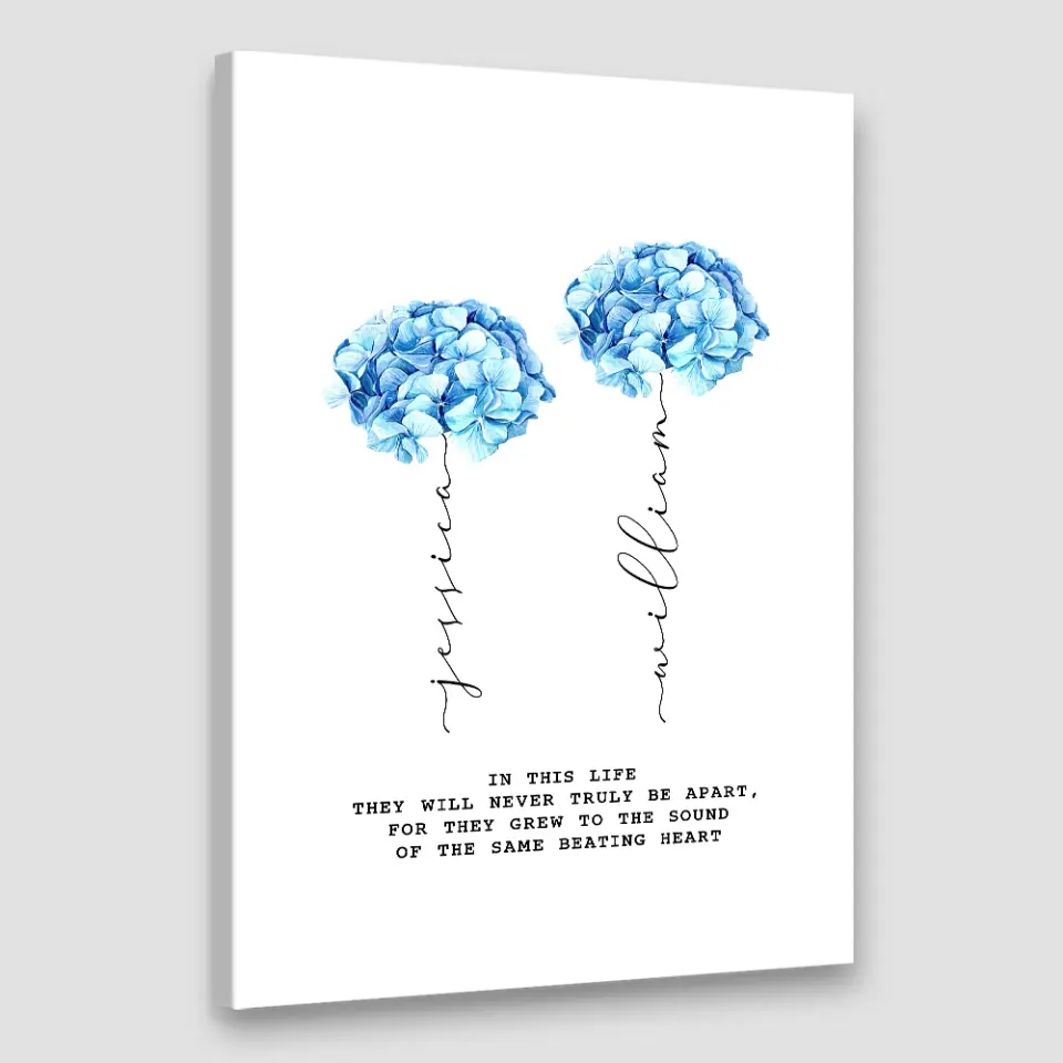 In This Life They Will Never Truly Be Apart - Custom Canvas Poster - Birthday Gìft For Friends - Image 4