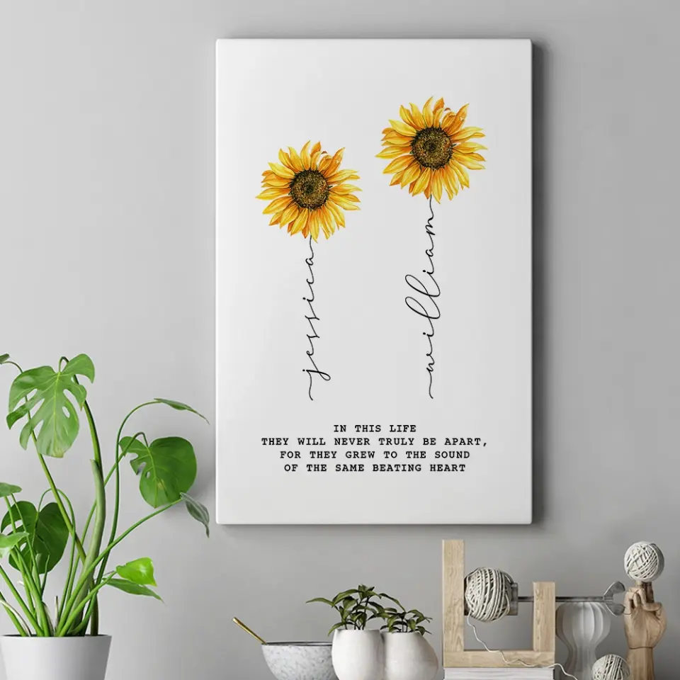In This Life They Will Never Truly Be Apart - Custom Canvas Poster - Birthday Gìft For Friends - Image 5