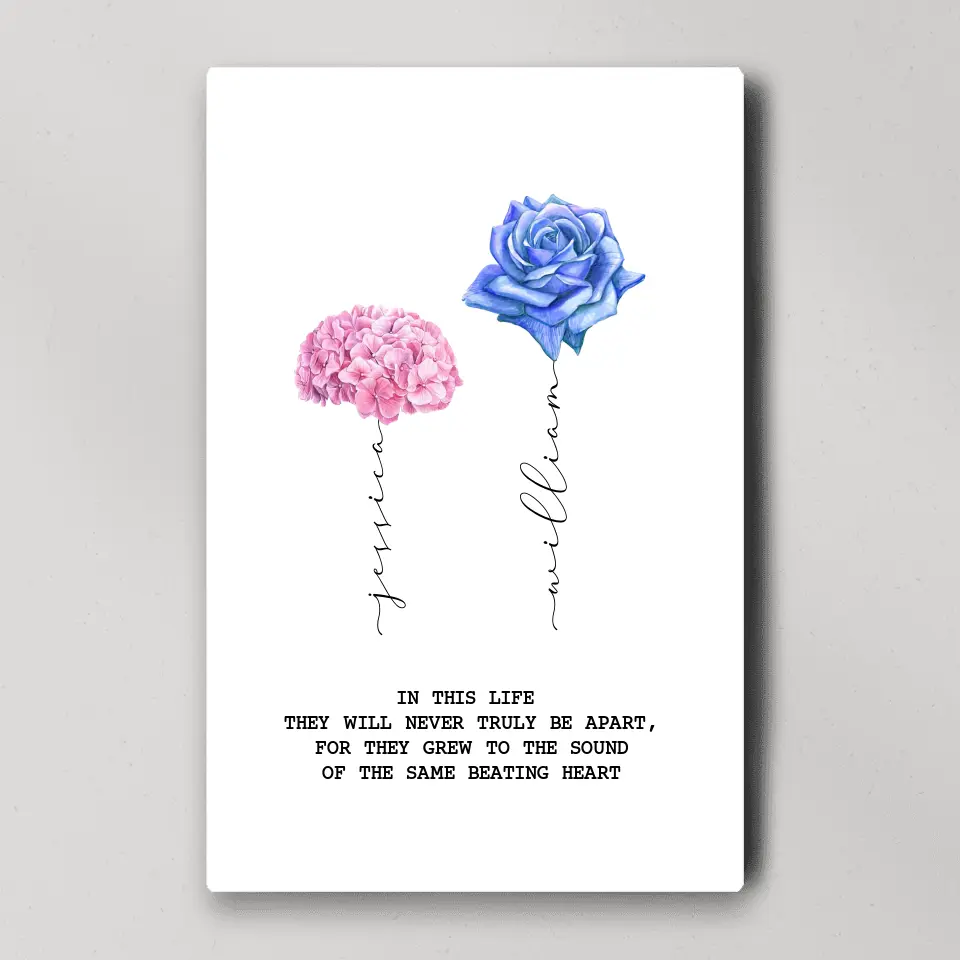 In This Life They Will Never Truly Be Apart - Custom Canvas Poster - Birthday Gìft For Friends - Image 6