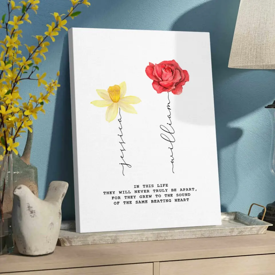 In This Life They Will Never Truly Be Apart - Custom Canvas Poster - Birthday Gìft For Friends - Image 7