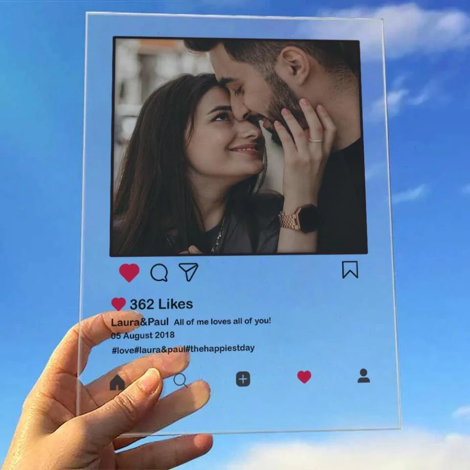 Instagram Style Personalized Acrylic Plaque - Image 4