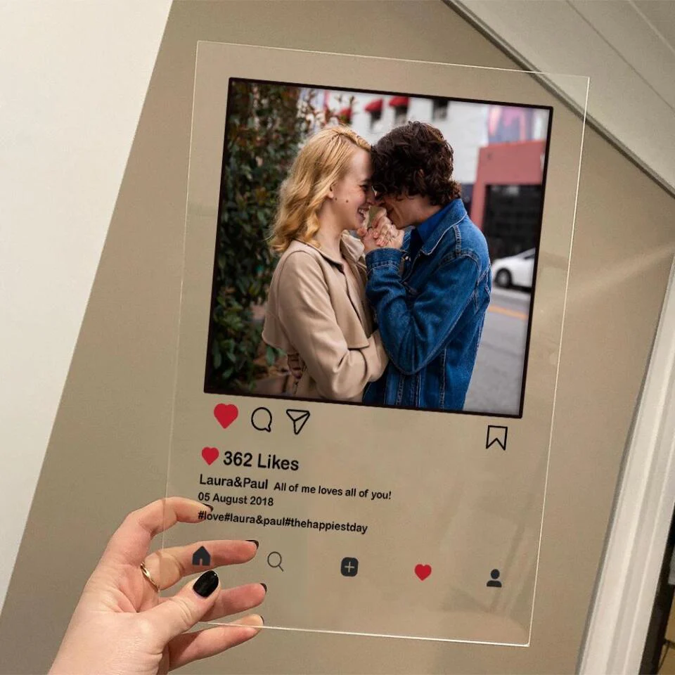 Instagram Style Personalized Acrylic Plaque - Image 5