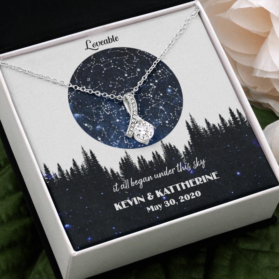 It All Began Under This Sky Personalized Necklace - Image 21