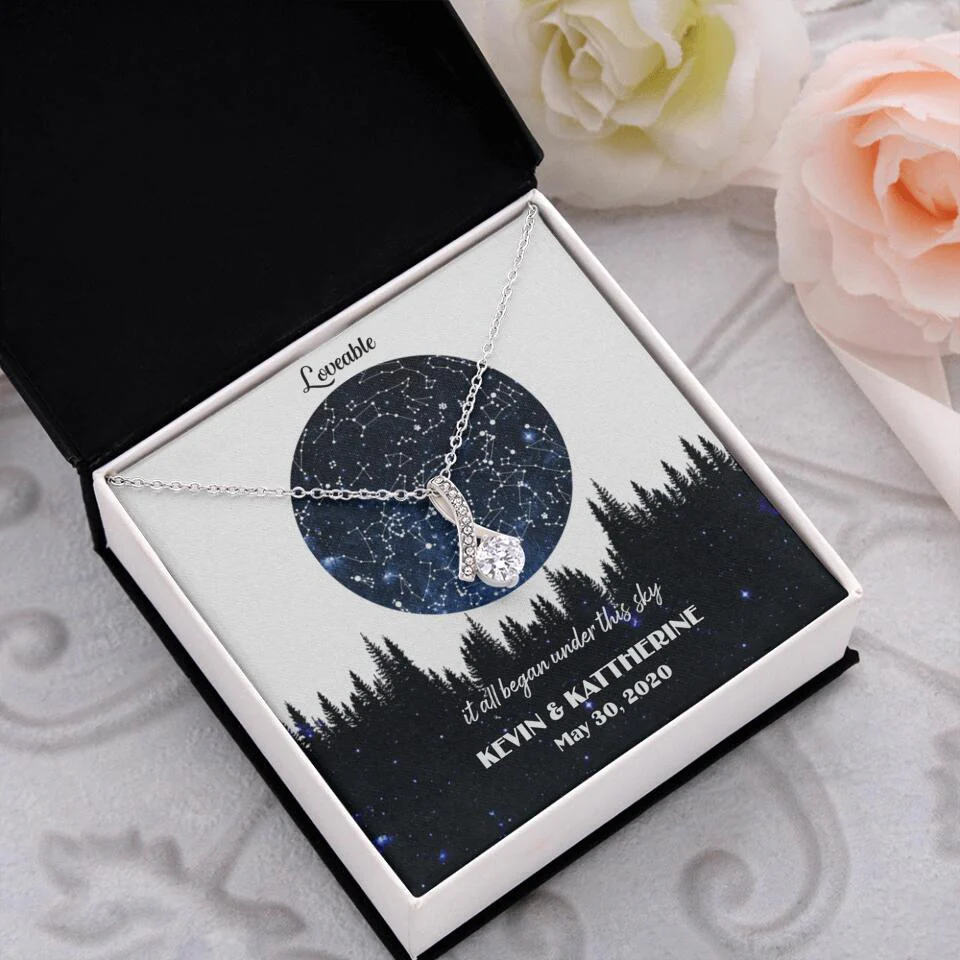 It All Began Under This Sky Personalized Necklace - Image 23