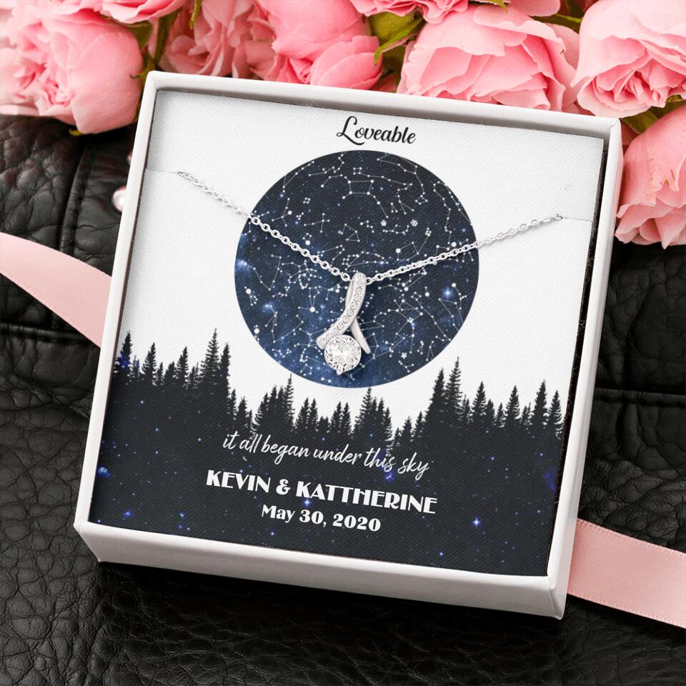 It All Began Under This Sky Personalized Necklace - Image 24