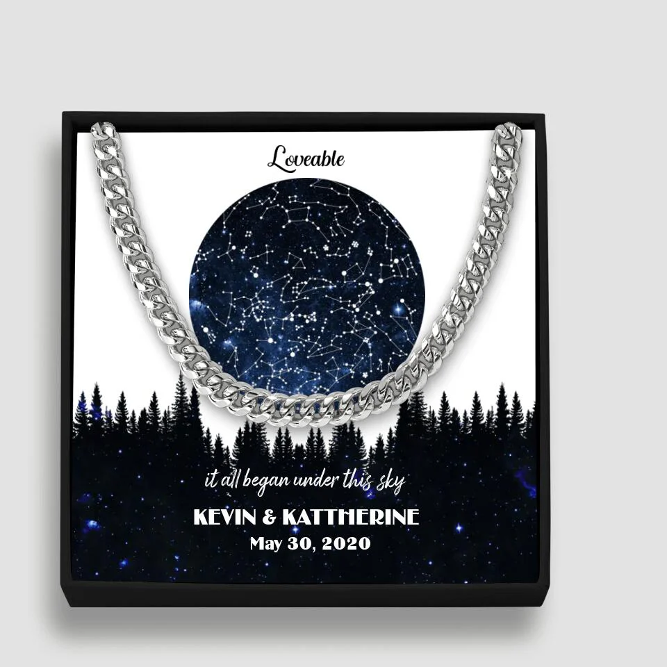 It All Began Under This Sky Personalized Necklace - Image 28