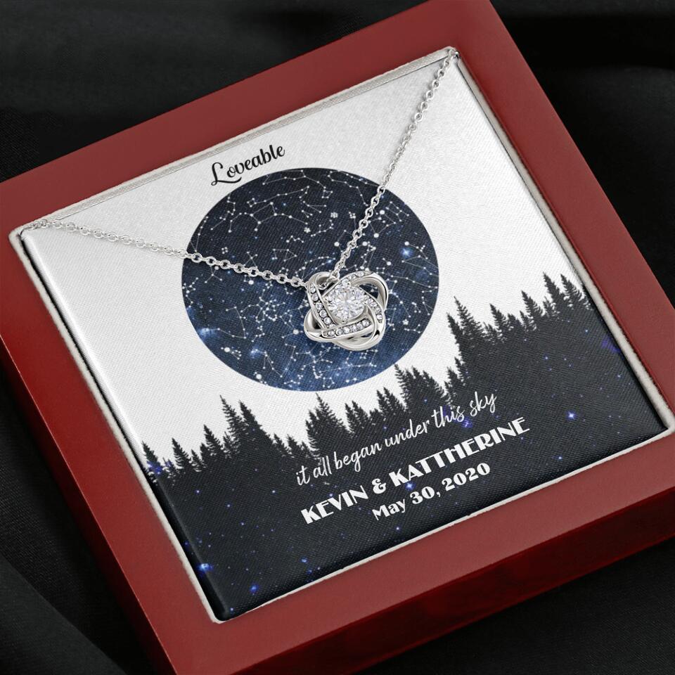 It All Began Under This Sky Personalized Necklace - Image 6