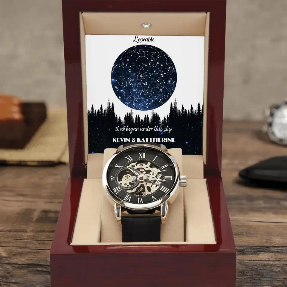 It All Began Under This Sky Personalized Watch - Image 4