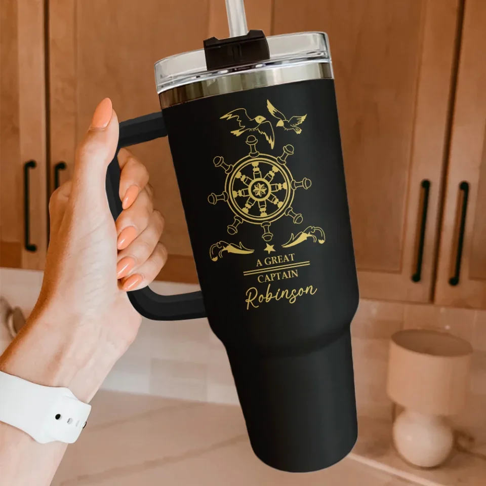 It Is One Thing To Be Boss - Boss Captain - 20oz 40oz Stainless Steel Tumbler - Personalized Gift For Boss - Image 4
