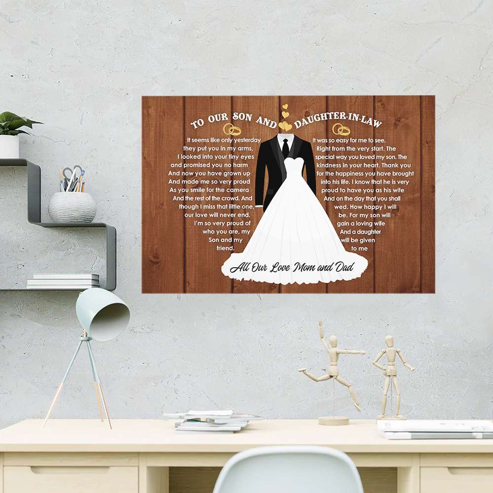 It Seems Like Only Yesterday - Canvas/Poster - Wedding Gift For Son and Daughter-In-Law - Image 4