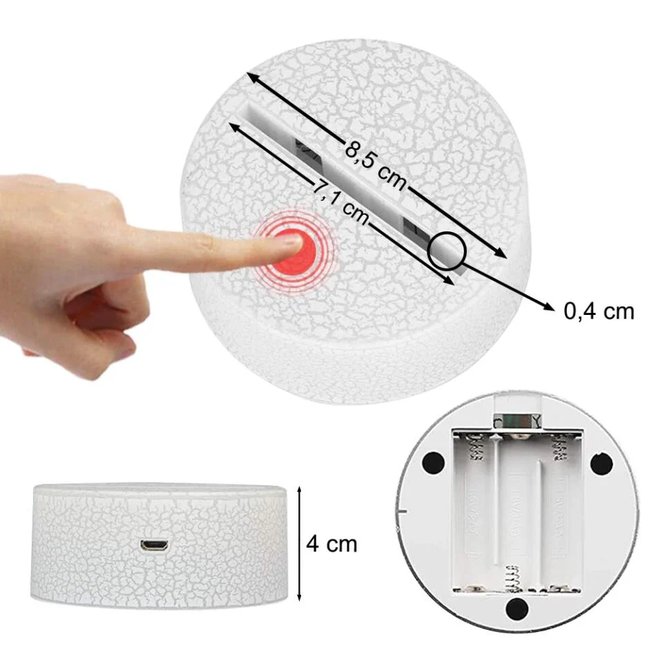 It's A Match - Personalized Acrylic Plaque LED Light With Photos - Image 11